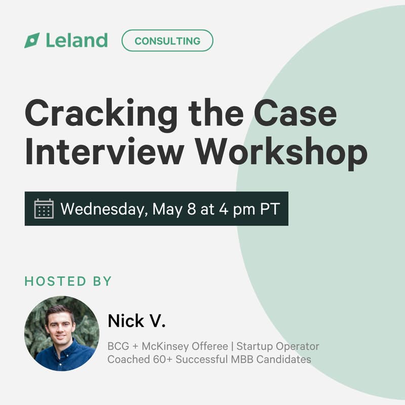 Cover Image for Cracking the Case Interview Workshop