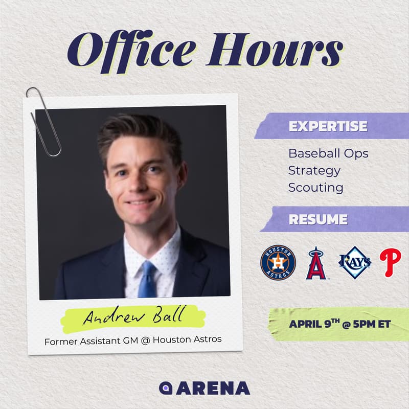 Cover Image for Office Hours w/ Andrew Ball (Former Assistant GM of Houston Astros)