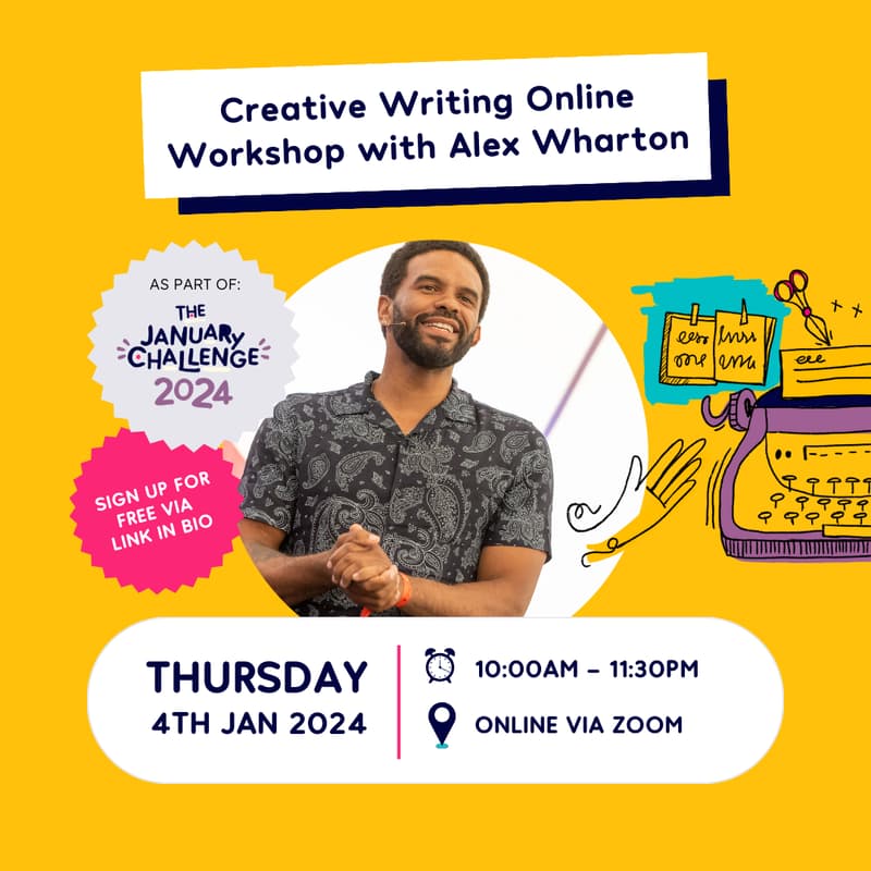 Creative Writing Online Workshop with Alex Wharton, Children's Laureate ...