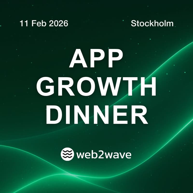 Cover Image for Private App Growth dinner by web2wave