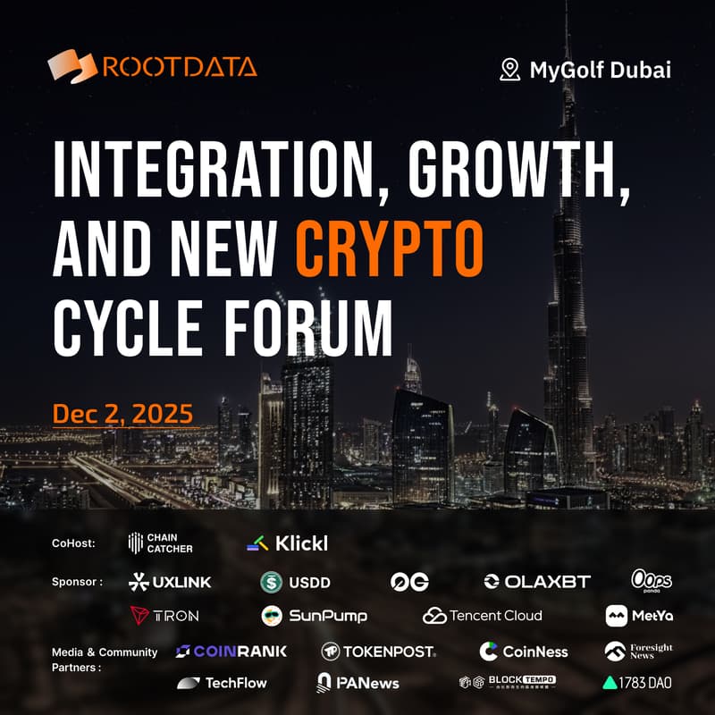 Cover Image for Integration, Growth, and New Crypto Cycle Forum @ Dubai 2025
