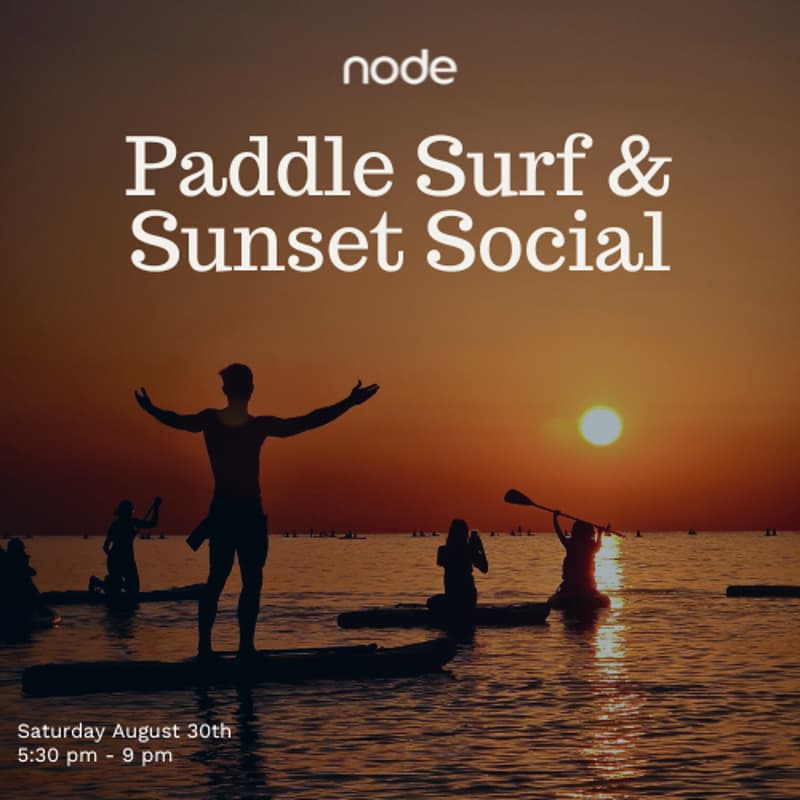 Cover Image for Node Paddle Surf | Sunset Social