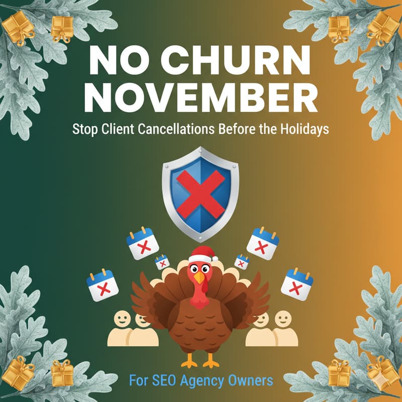 Cover Image for No Churn November: The 60-Minute Plan for Agencies To Stop Cancellations.
