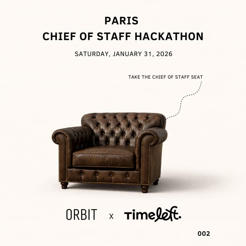 Cover Image for Chief of Staff Hackathon - Paris edition