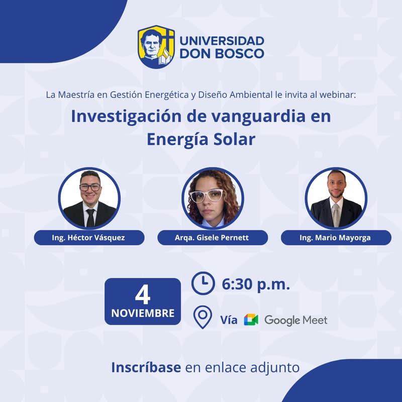 Cover Image for Webinar: Investigación de vanguardia en Energía Solar