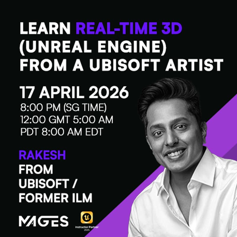 Cover Image for Real-Time 3D with Unreal Engine | Presented by Ubisoft Artist