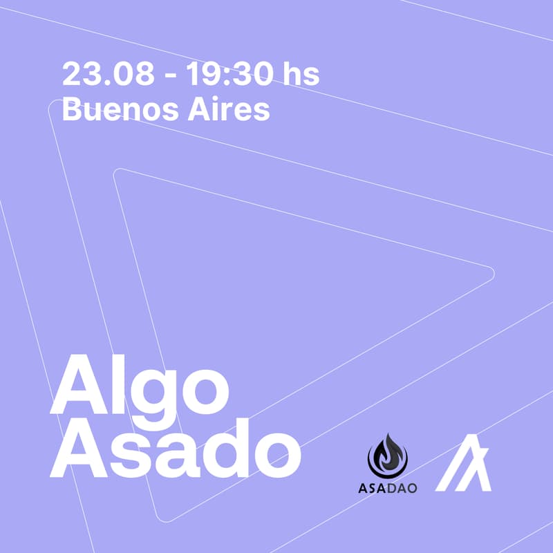 Cover Image for Algo Asado - ALGORAND 🫱🏻‍🫲🏼 AsaDAO