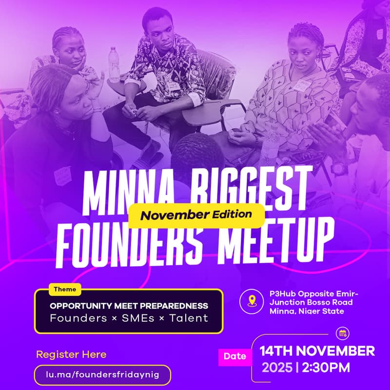 Cover Image for Founders Friday Minna
