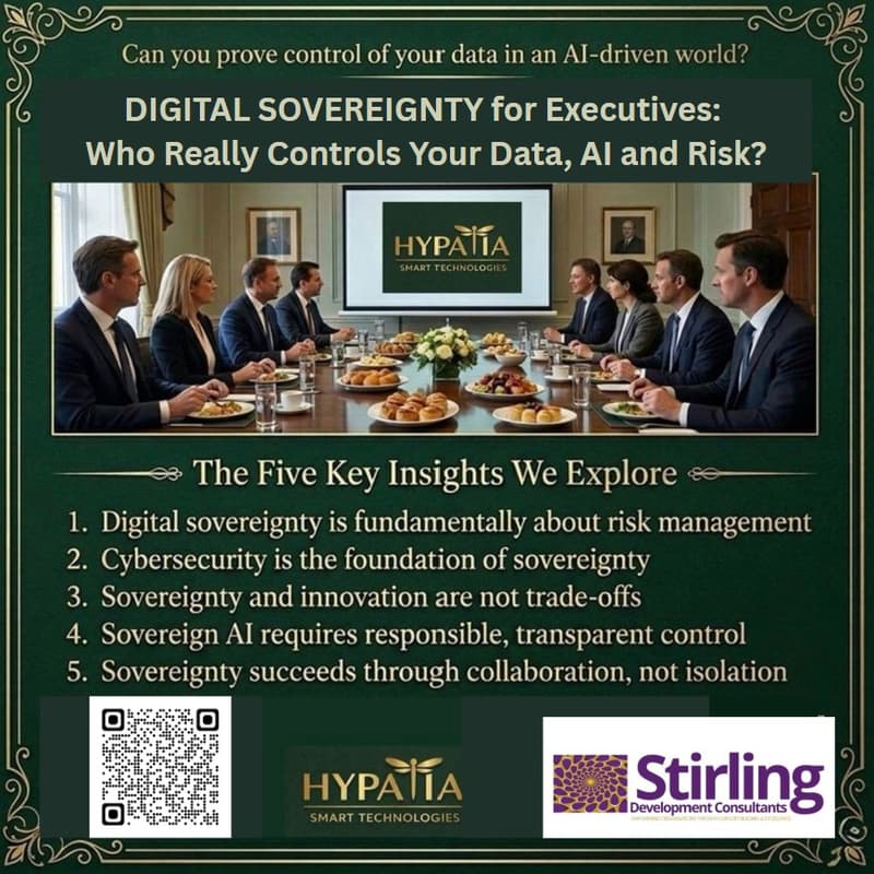 Cover Image for Session 1: DIGITAL SOVEREIGNTY for Executives: Who Really Controls Your Data, AI and Risk?