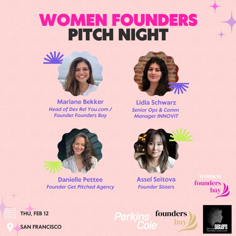 Cover Image for Women Founders Pitch Night
