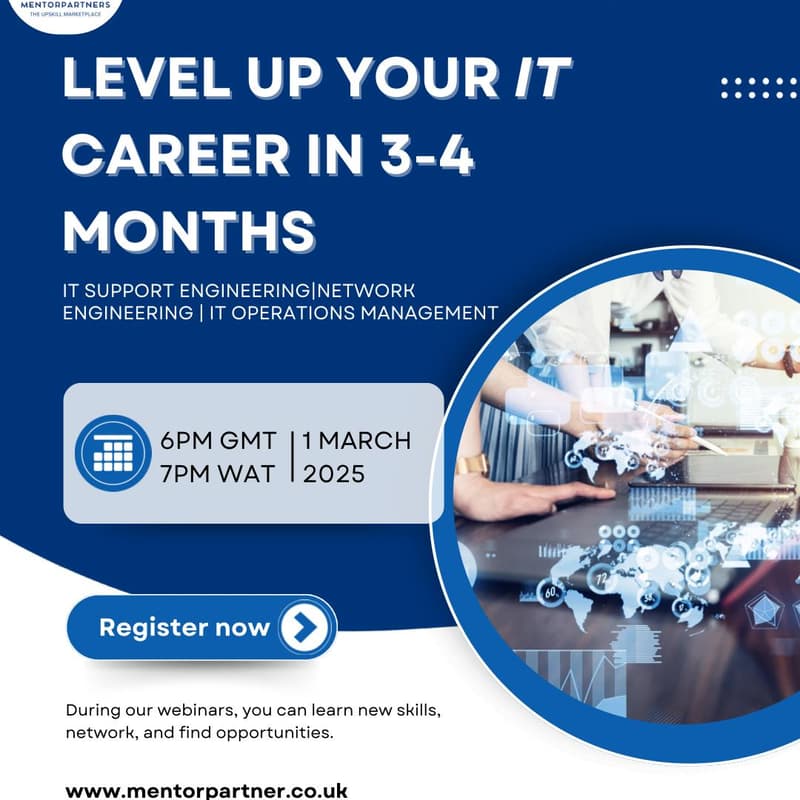 Cover Image for LEVEL-UP: Your IT Career in 3-4 Months