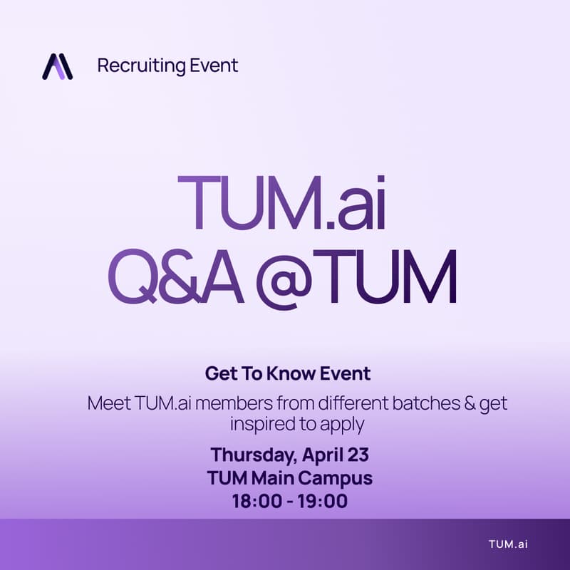 Cover Image for TUM.ai Application Q&A @ TUM