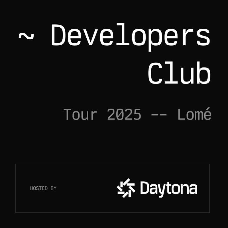 Cover Image for Daytona Developers Club Tour '25, Lomé