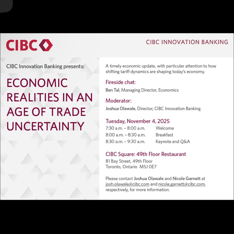 Cover Image for CIBC Innovation Banking: Economic Realities In An Age Of Trade Uncertainty