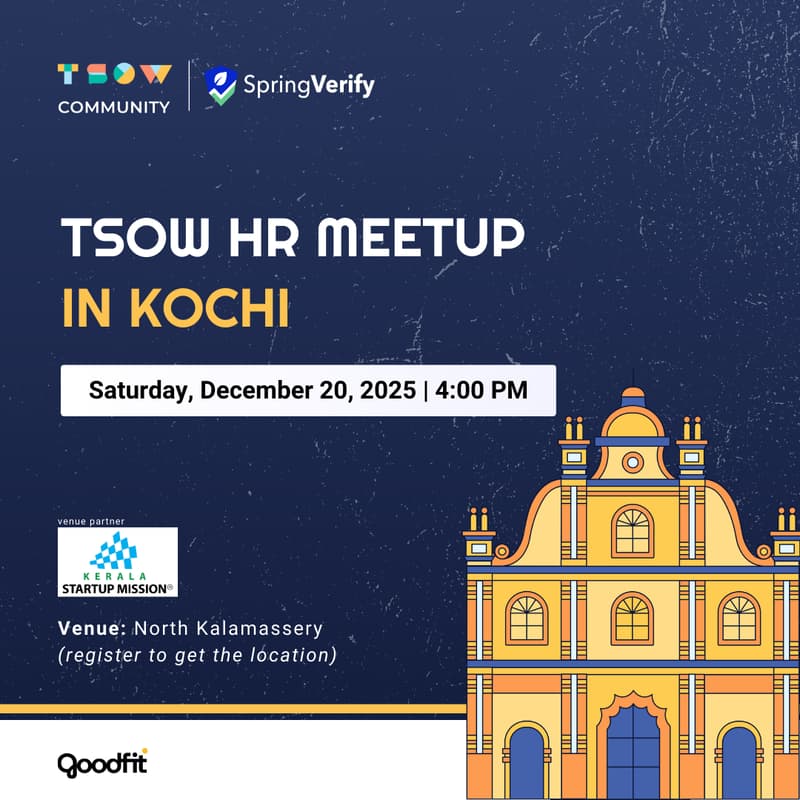Cover Image for TSOW HR Meetup in Kochi