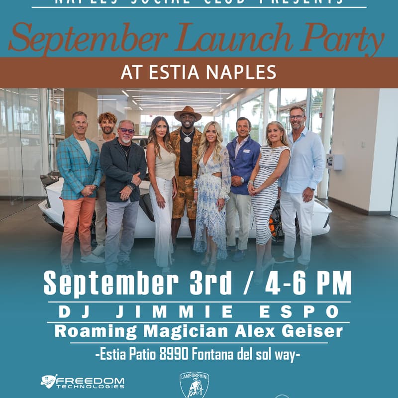 Cover Image for September Launch Party at Estia Patio