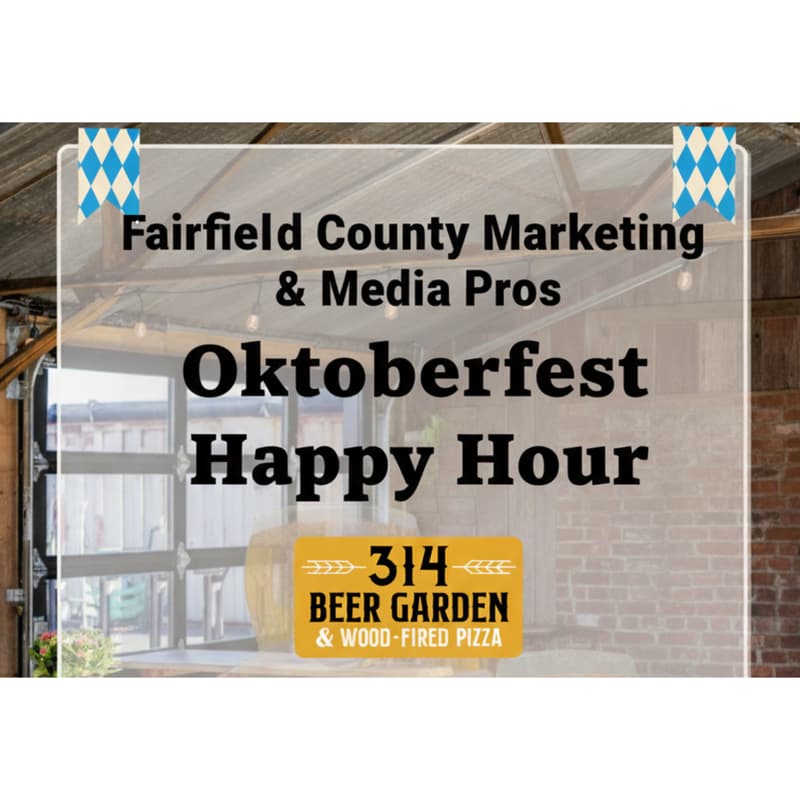 Cover Image for Oktoberfest Happy Hour for Fairfield County Marketing & Media Pros