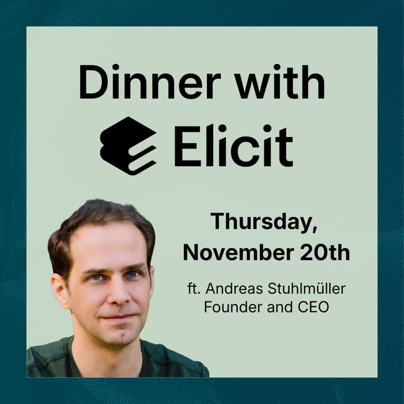 Cover Image for Mox Members' Dinner with Elicit!