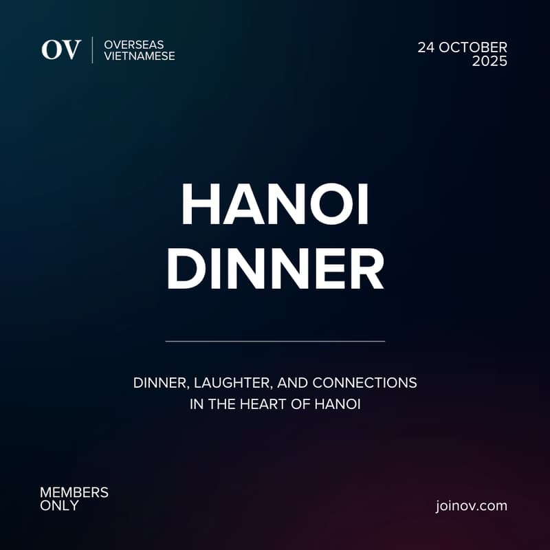 Cover Image for OV HANOI: Members' Dinner (24th October)