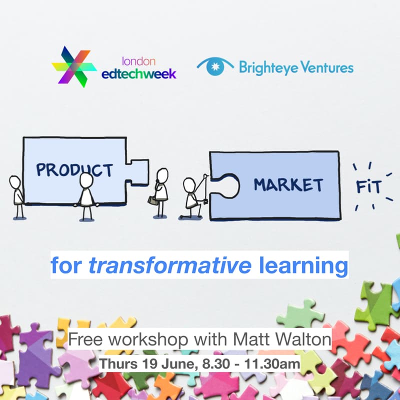 Cover Image for FREE workshop: Product-Market Fit for transformative learning