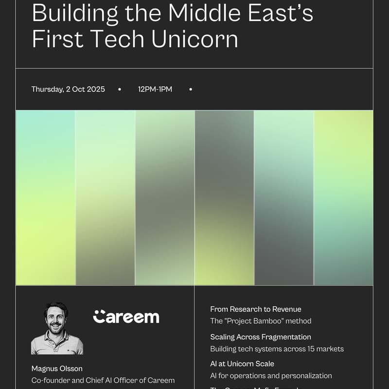 Cover Image for 🌴Building the Middle East's First Tech Unicorn