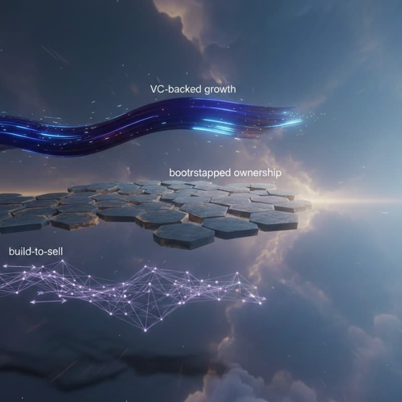 Cover Image for Three Paths to Building: VC, Bootstrap, or Build-to-Sell