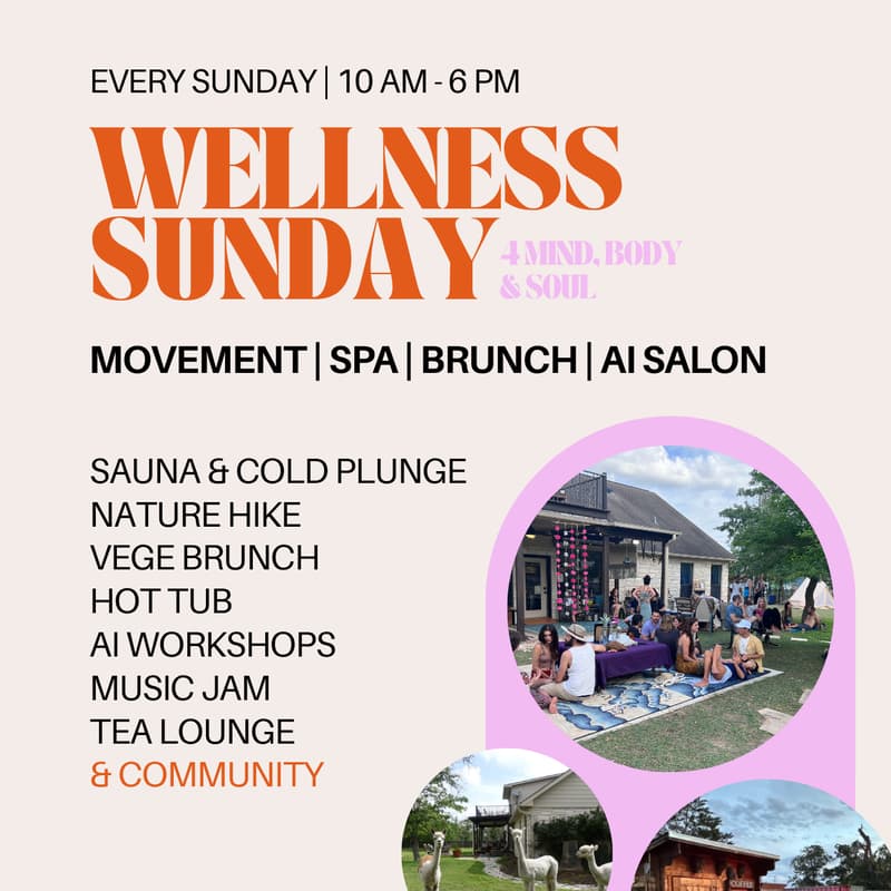 Cover Image for Wellness Sunday at Alpaca Playhouse