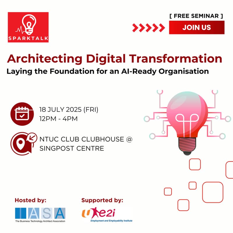 Cover Image for SparkTalk: Architecting Digital Transformation - Laying the Foundation for an AI-Ready Organisation