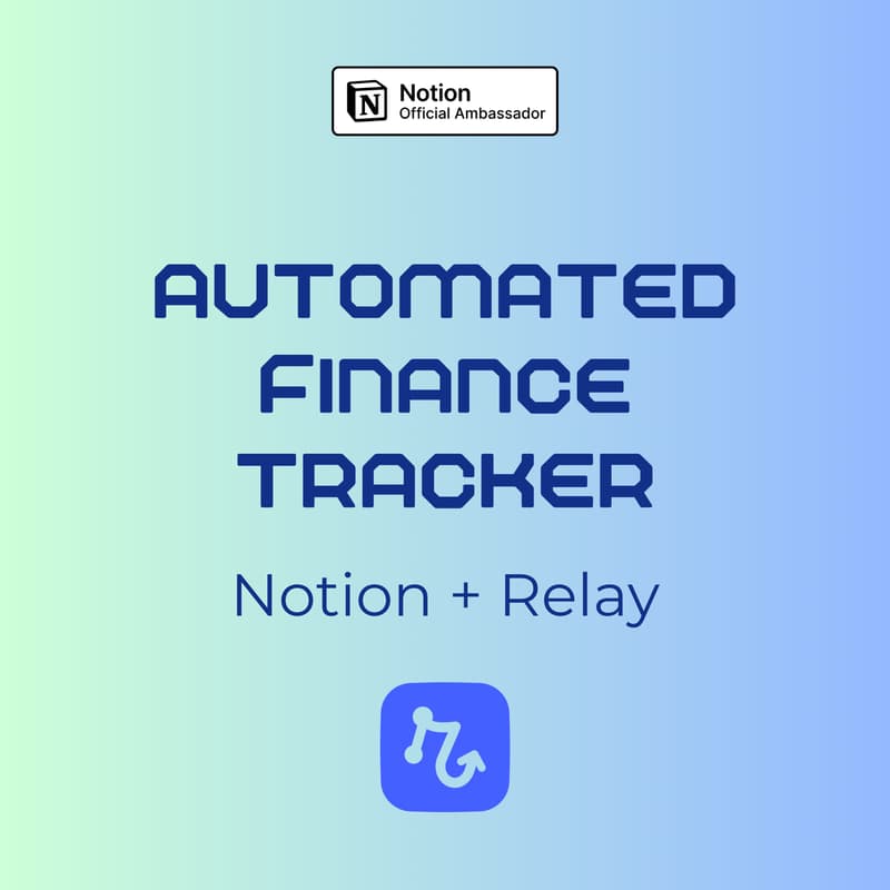 Cover Image for Automated Finance Tracking In Notion