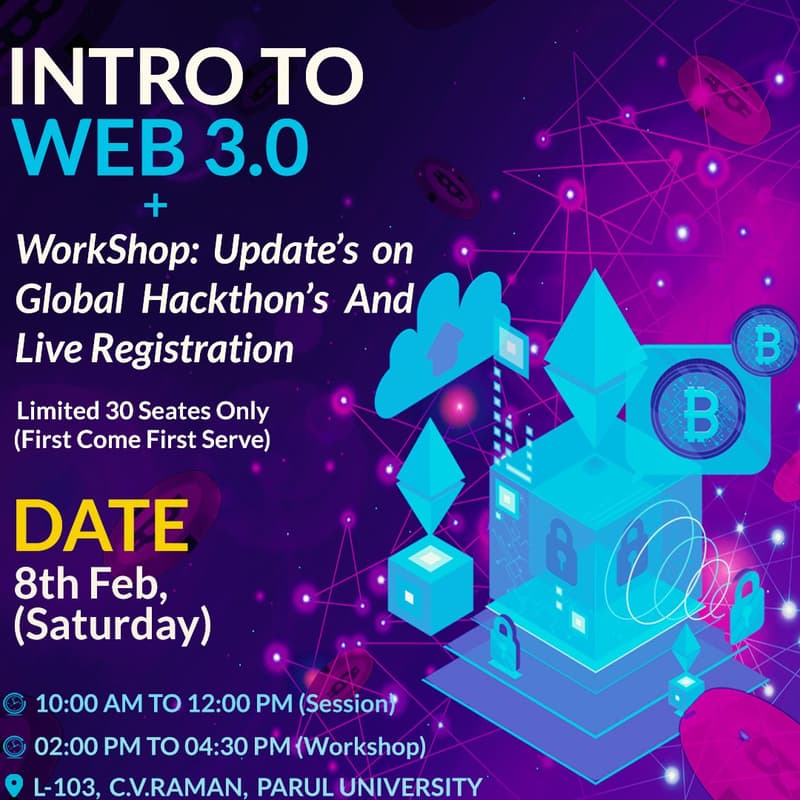 Cover Image for Intro to Web3.0 (Newbies) + Overview of Hackathon and Live Registration