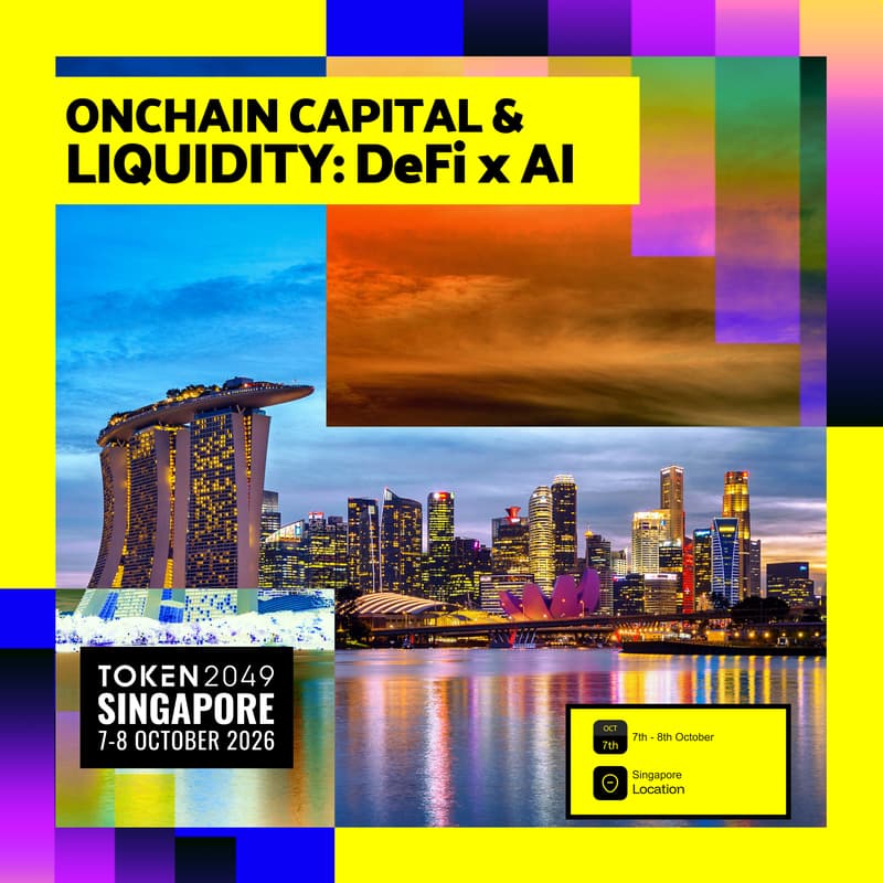 Cover Image for Onchain Capital & Liquidity: DeFi & AIπ Singapore | πOct 7-8 | During Token2049 Singapore