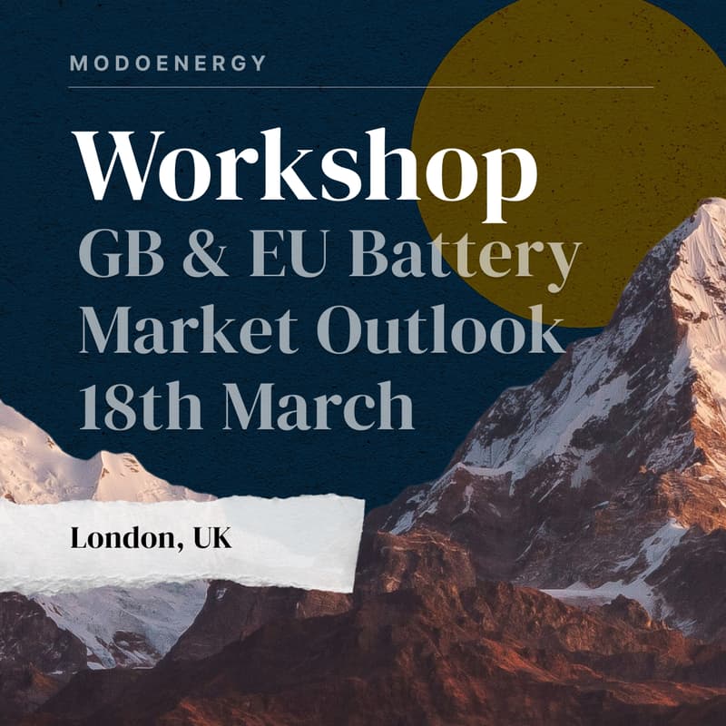Cover Image for WORKSHOP: GB & EU Battery Market Outlook