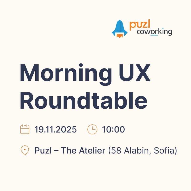 Cover Image for Morning UX Roundtable at Puzl – Alabin 58