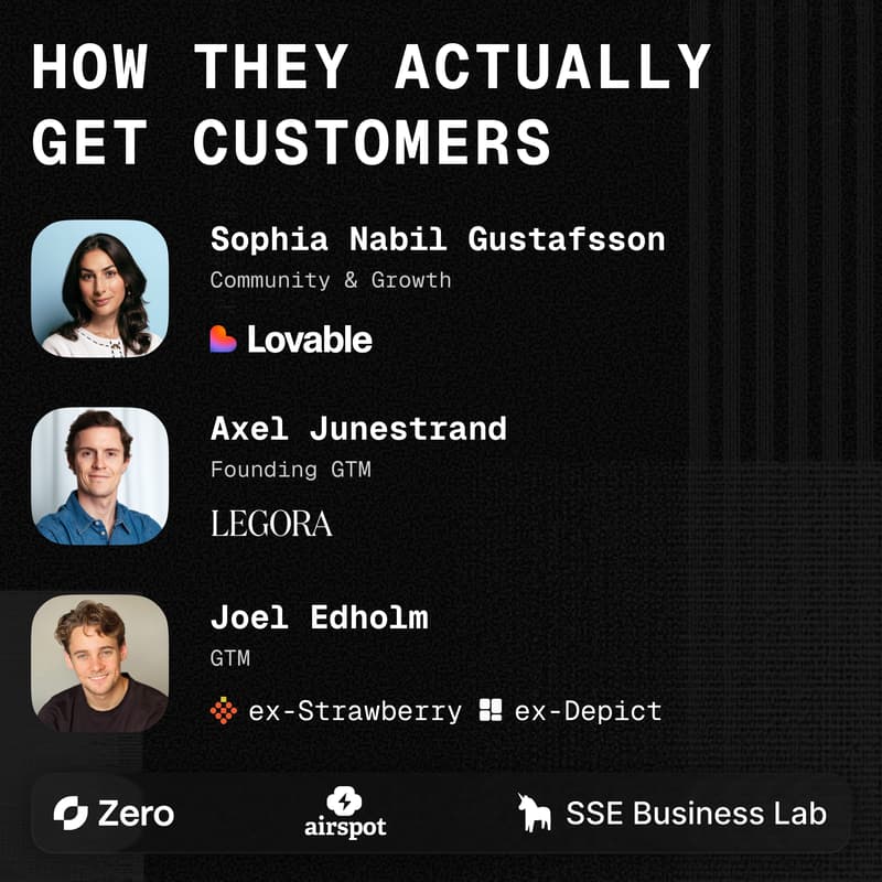 Cover Image for How They Actually Get Customers €€€ Lessons from Lovable, Legora & Strawberry
