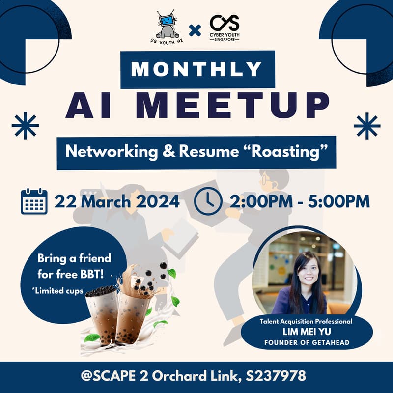 Cover Image for CYS x SYAI Monthly AI Meetup Mar 2025
