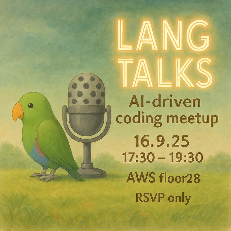 Cover Image for LangTalks AI-driven coding meetup