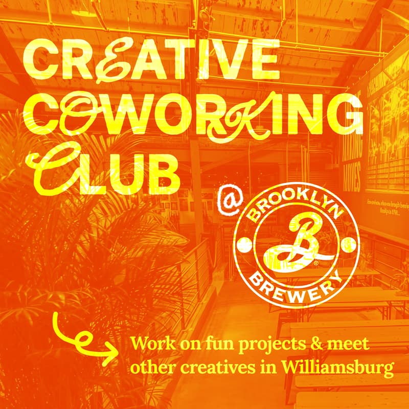 Cover Image for 🎨 Creative Coworking Club @ Brooklyn Brewery (WBURG)🍻