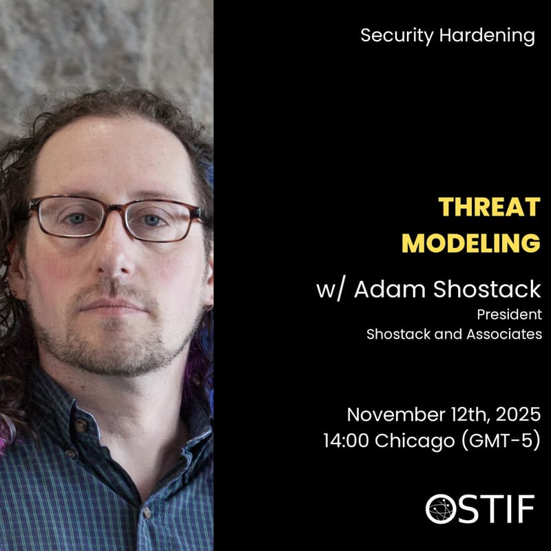 Cover Image for Threat Modeling w/ Adam Shostack