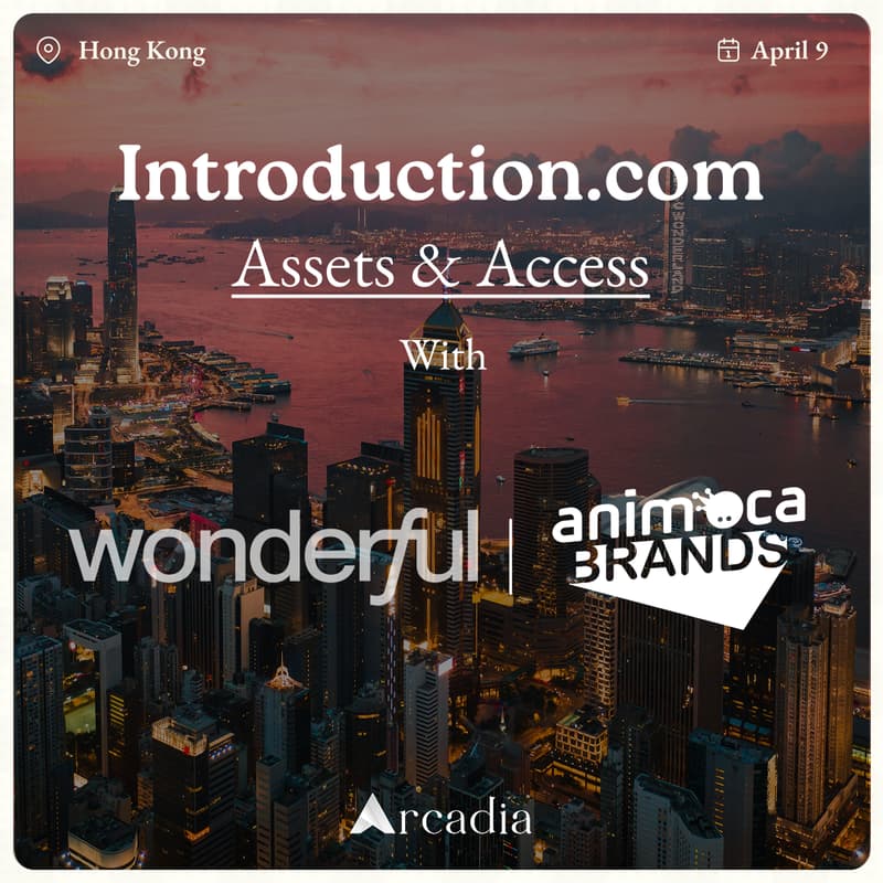 Cover Image for HK Assets & Access with Animoca Brands and Wonderful.ai
