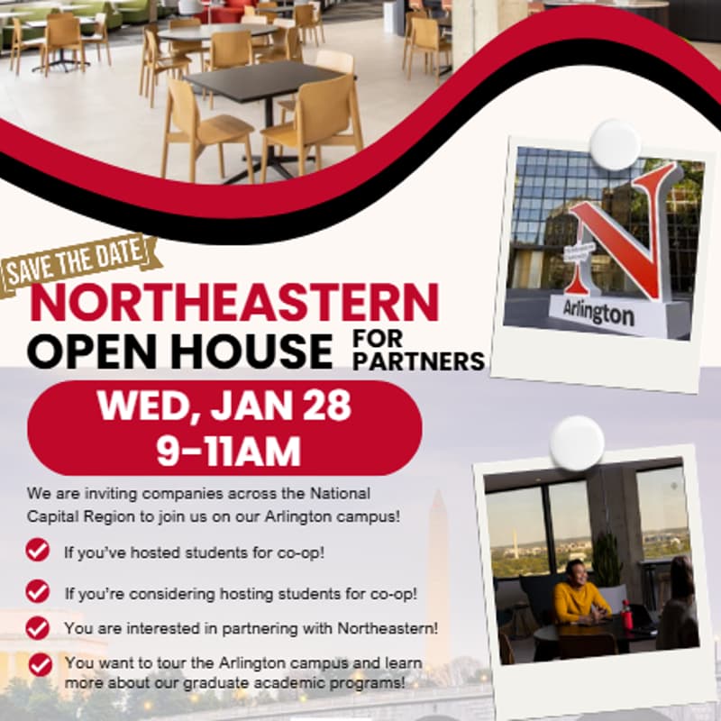 Cover Image for Northeastern University Arlington: Open House for Partners