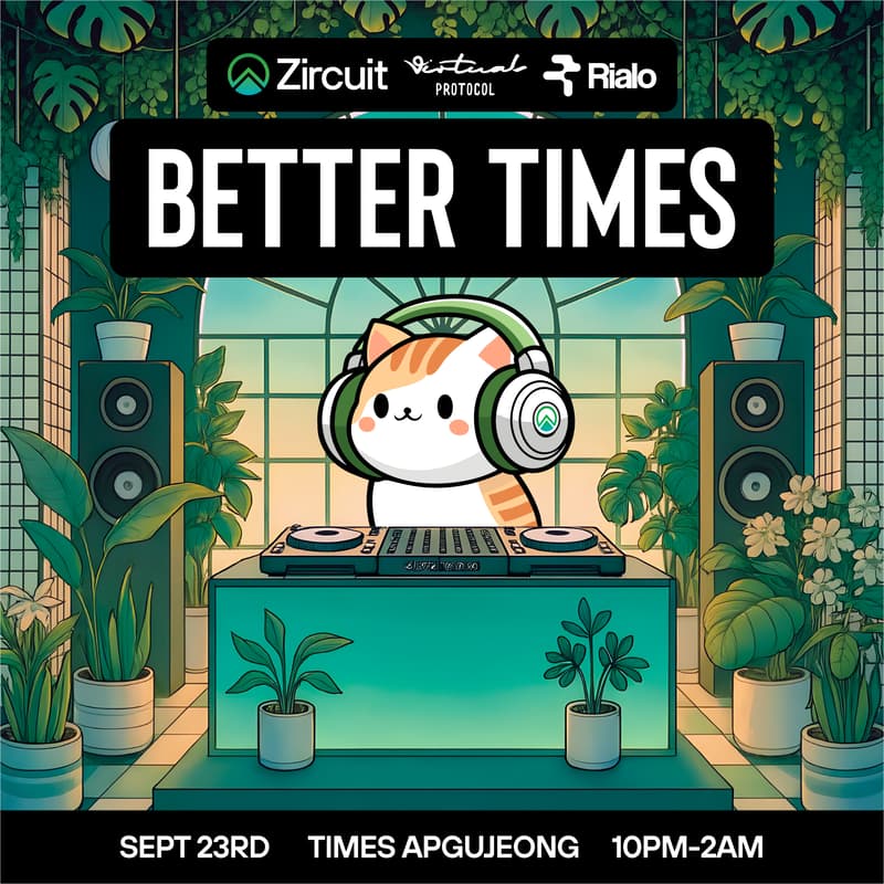 Cover Image for Zircuit x Virtuals x Rialo Present Better Times | KBW 2025