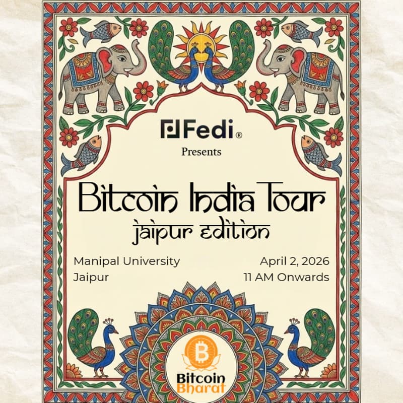 Cover Image for Bitcoin India Tour- Jaipur Edition