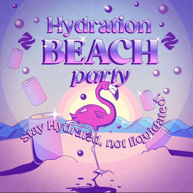 Cover Image for HYDRATION Beach Party 🦩
