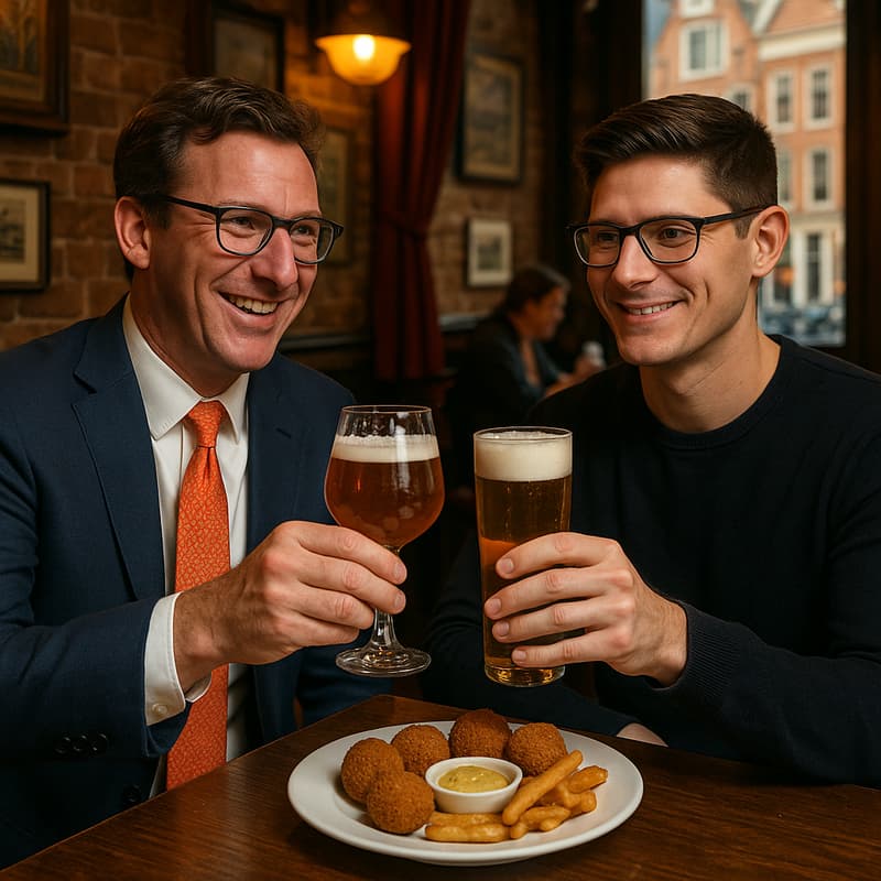 Cover Image for True North & Bitcoin Treasuries Media Amsterdam Food & Drink Walking Tour