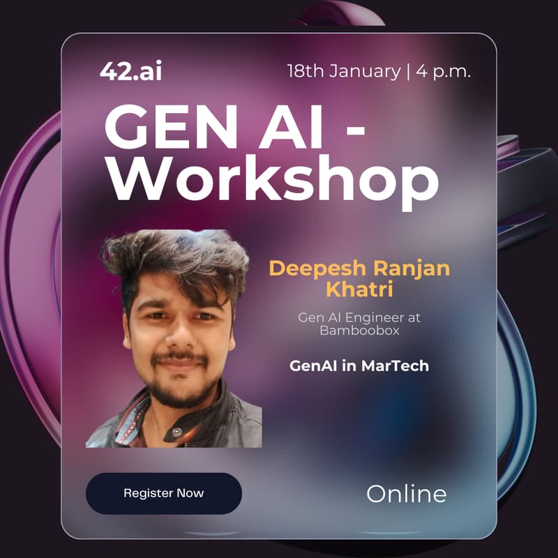 Cover Image for Gen AI Workshop| Generative AI in MarTech