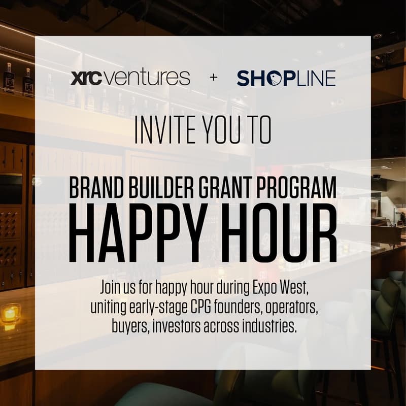 Cover Image for XRC Ventures x SHOPLINE Brand Builder Grant Program Happy Hour at Expo West