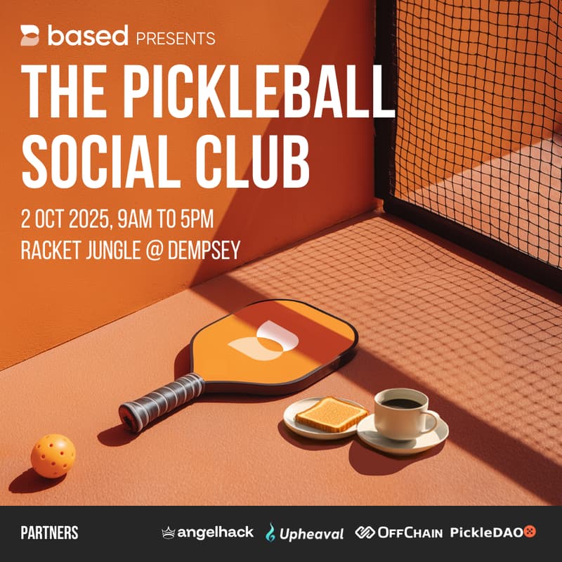 Cover Image for Pickleball Social Club @ Token2049 Singapore πΈπ¬