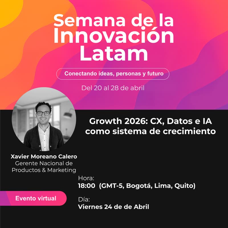 Cover Image for Growth 2026: CX Datos e IA como sistema de crecimiento