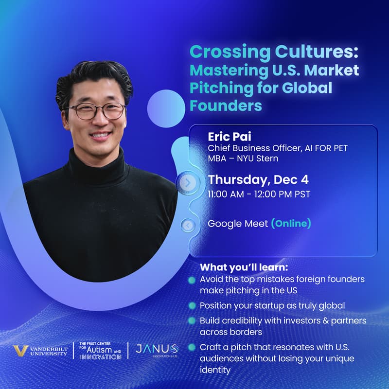 Cover Image for Crossing Cultures: Mastering U.S. Market Pitching for Global Founders