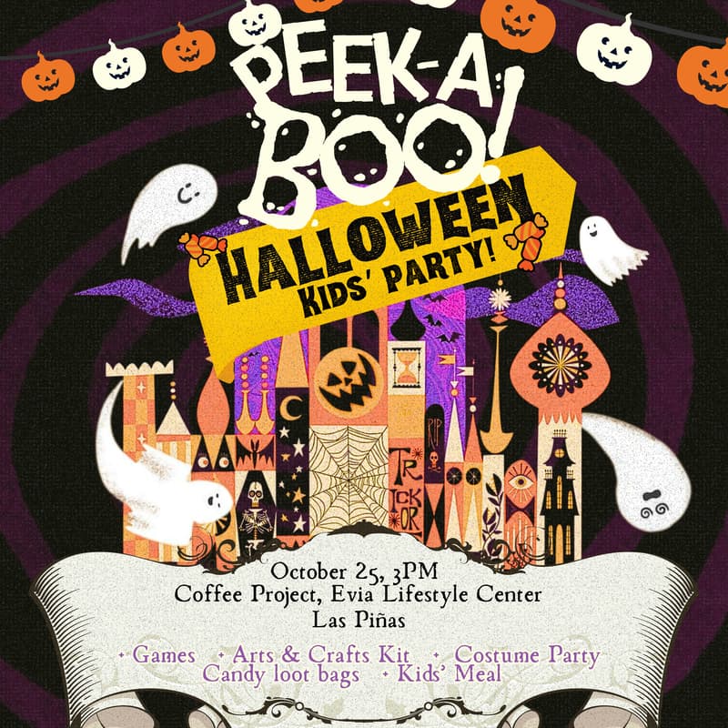 Cover Image for Peek-a BOO! Kids' Halloween Party (Saturday, October 25 | 3PM)